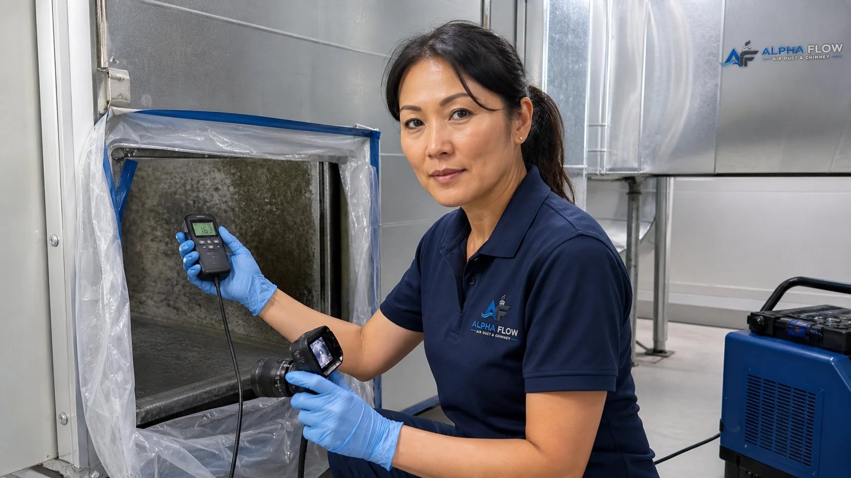 Mold Treatment for Air Ducts professional work guide from Alpha Flow